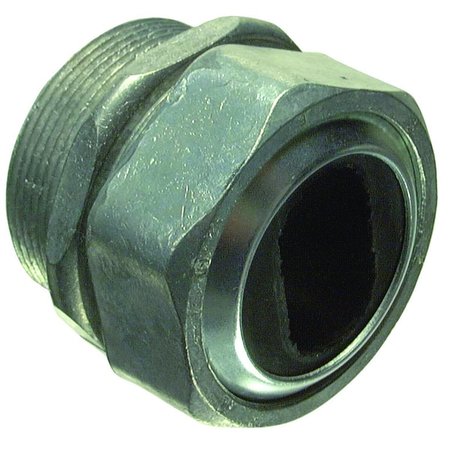 HALEX Watertight Connector, 2 in Hub, Compression, Zinc 10220